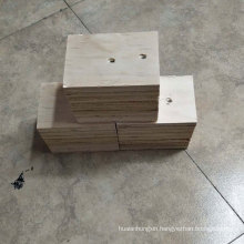 wholesale plywood foot pier/wooden chip block for pallet